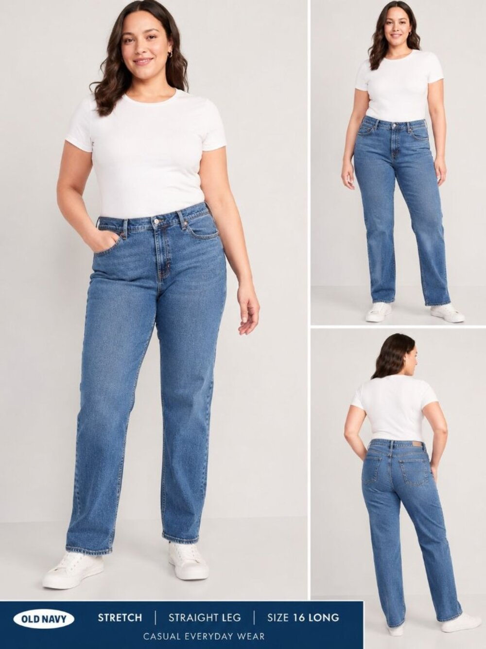 Old Navy with a stretch fit and straight leg Size 16 Long Casual Everyday Wear